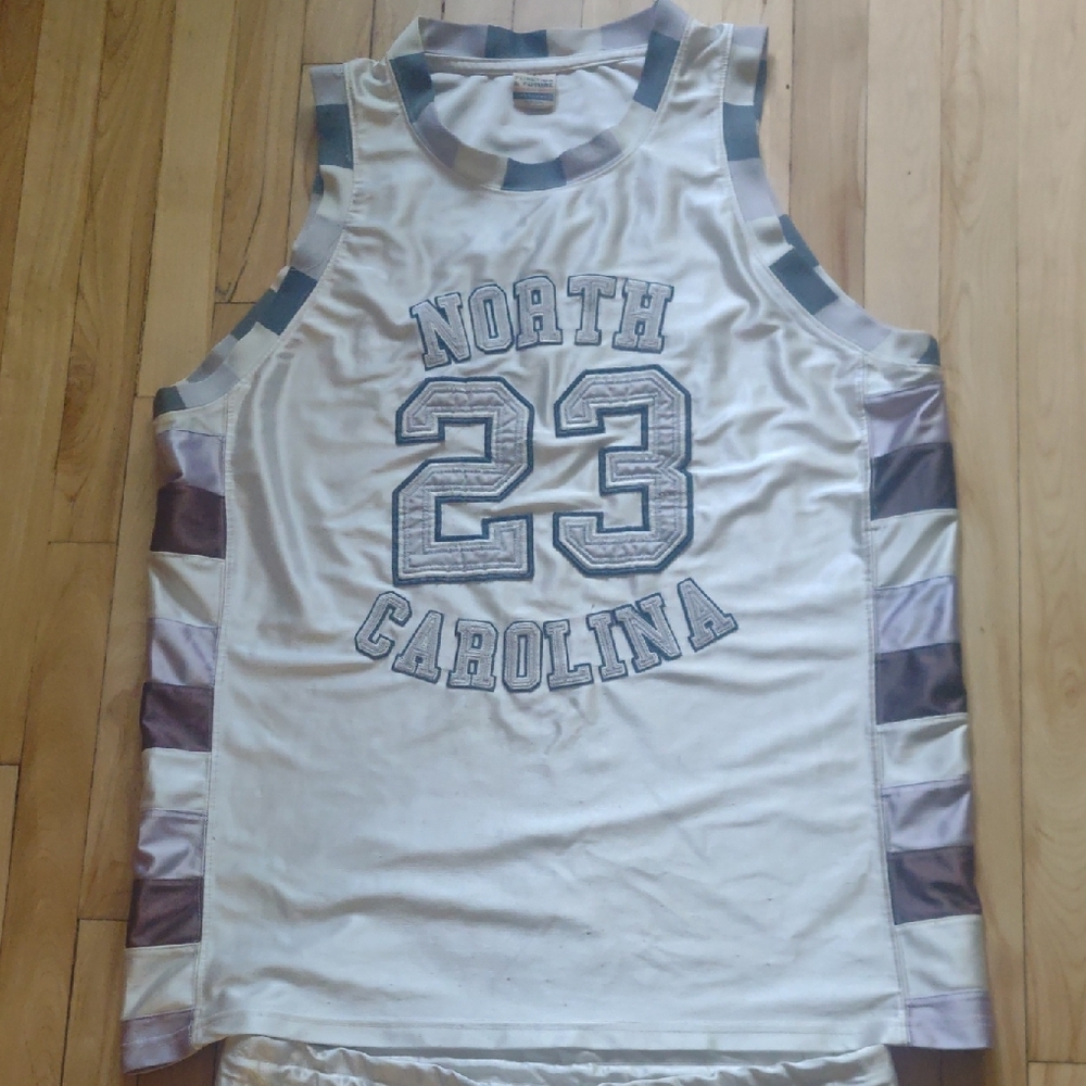 Vintage North Carolina 23 Basketball Jersey And Shorts